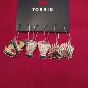 Brand New Earrings Kwanza Theme